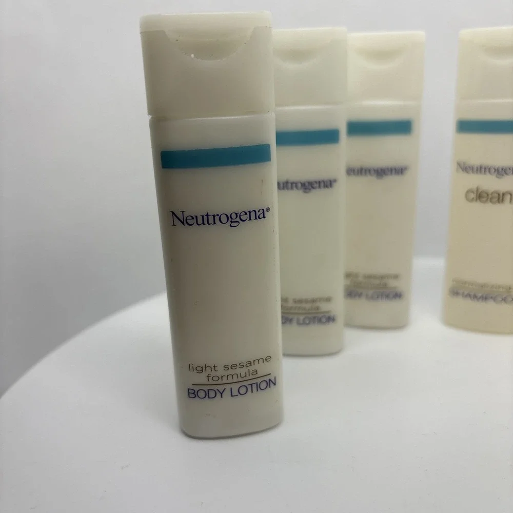 NEW NEUTROGENA Lot Of 7‎ Travel Size Conditioner, Shampoo, Body Lotion